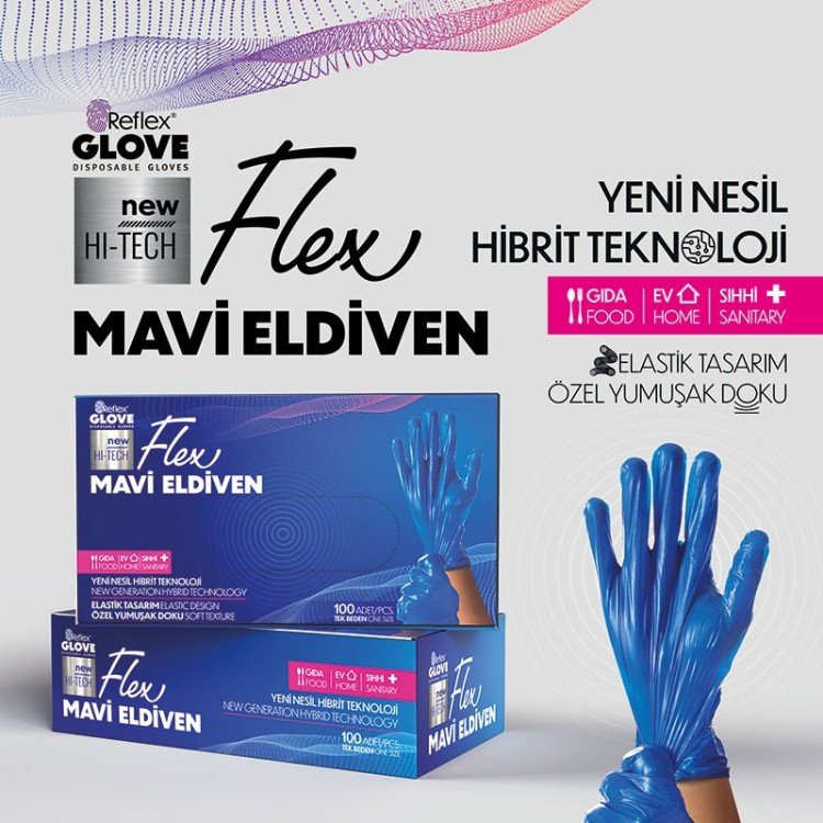 Reflex Flex Pudrasız Eldiven - M